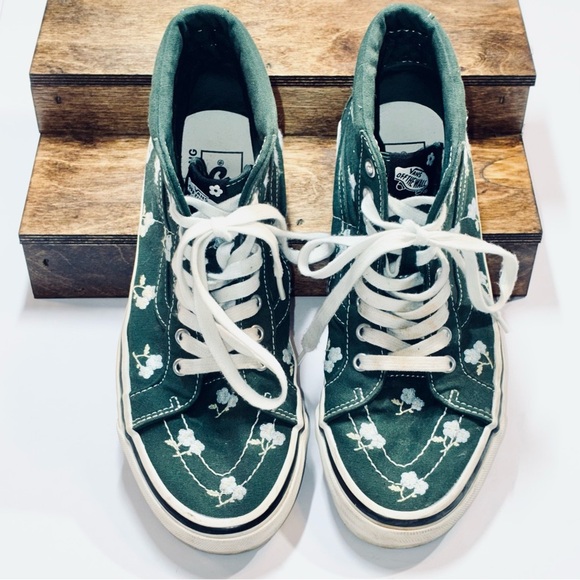 Vans X Sandy Liang Sk8-Hi 38 DX Floral Women’s Size 9.5/Mens 8 Limited Edition - Picture 2 of 11